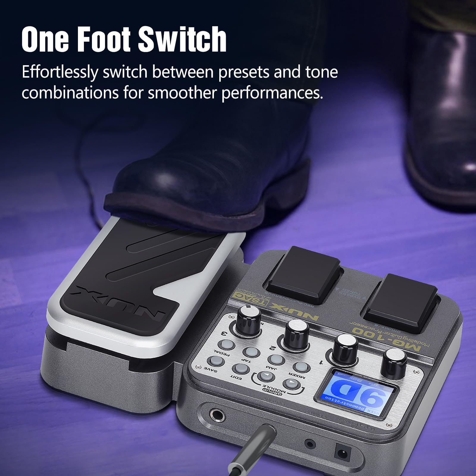 Amazon.com: MG-100 Professional Multi Effects Guitar Pedal